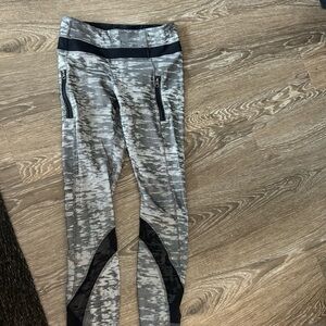 Gray and Black lululemon leggings